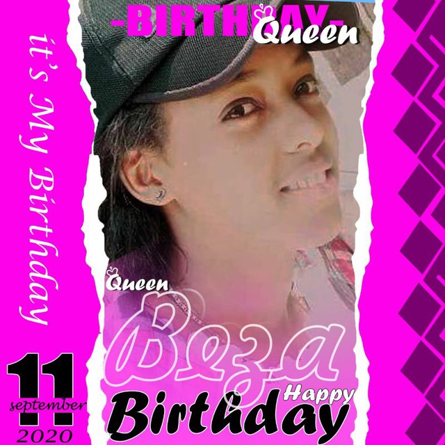 a woman with a hat and a pink background